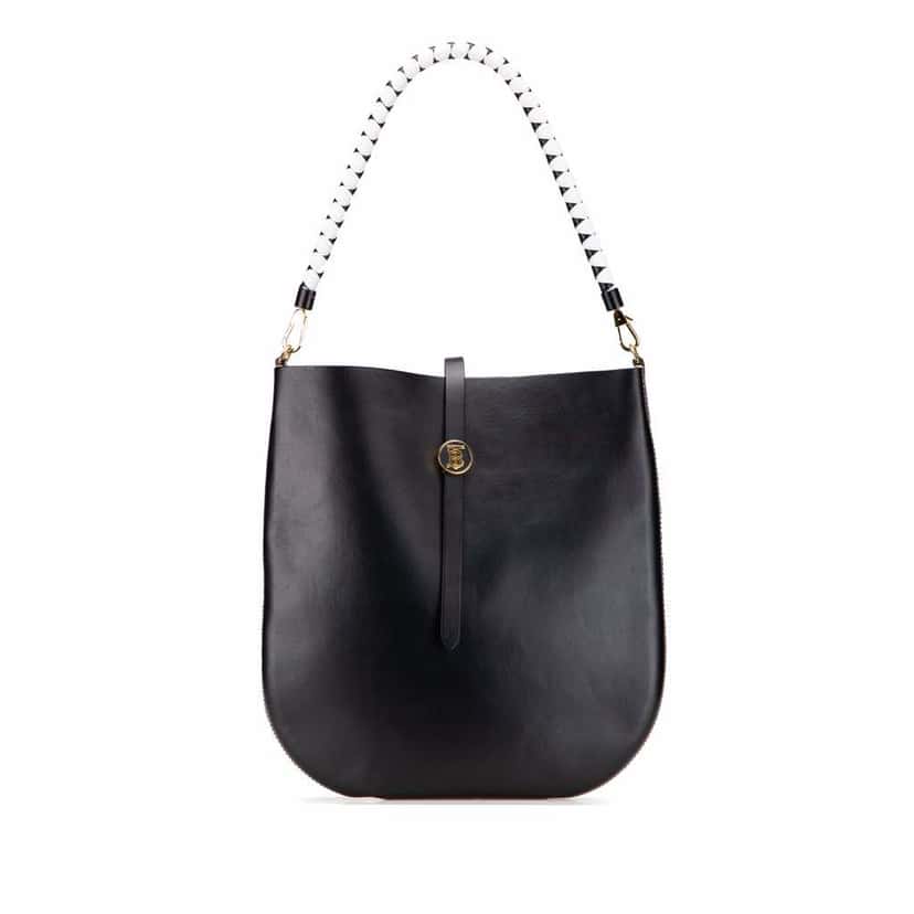 Burberry Leather TB Anne Hobo Black Leather Good condition - Front View