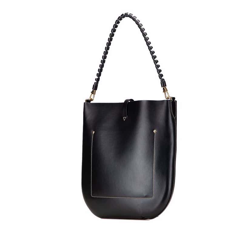 Burberry Leather TB Anne Hobo Black Leather Good condition - Back View
