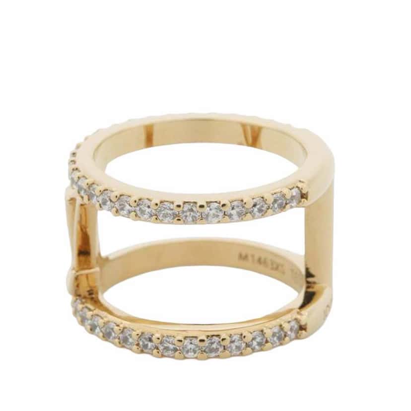 Louis Vuitton Gold Plated LV Iconic Ring XS Gold Metal Good condition - Back View