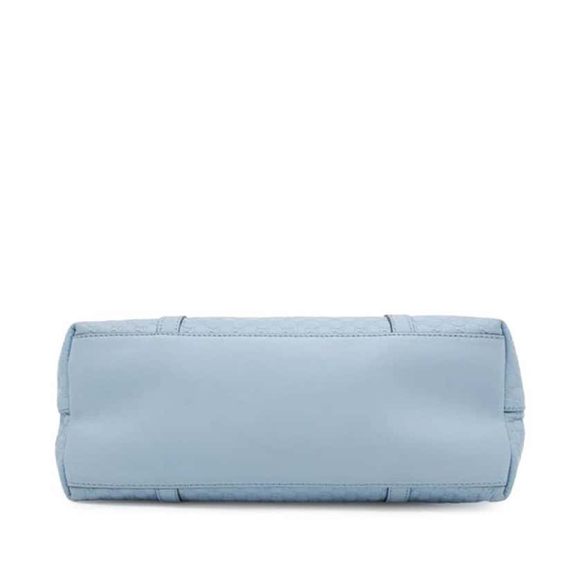 Gucci Small Microguccissima Joy Satchel Blue Leather Good condition - Inside View