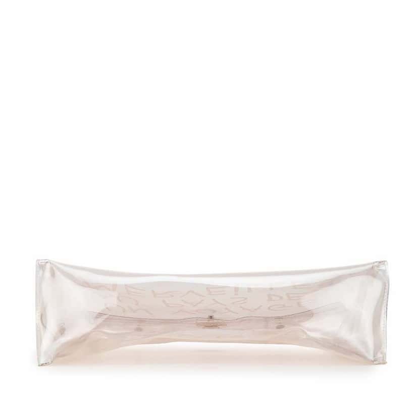 Hermès Vinyl Souvenir De L Exposition Kelly Handbag White Good condition - Inside View