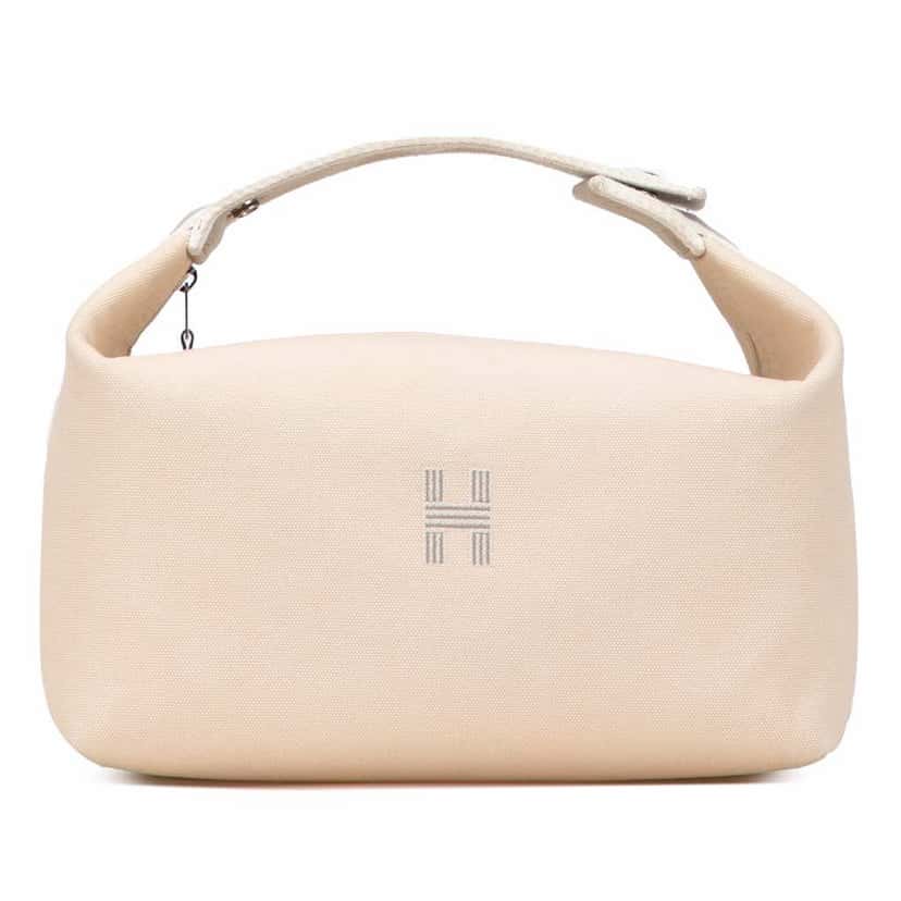 Hermès Large Toile Bride A Brac Brown Canvas Good condition - Front View