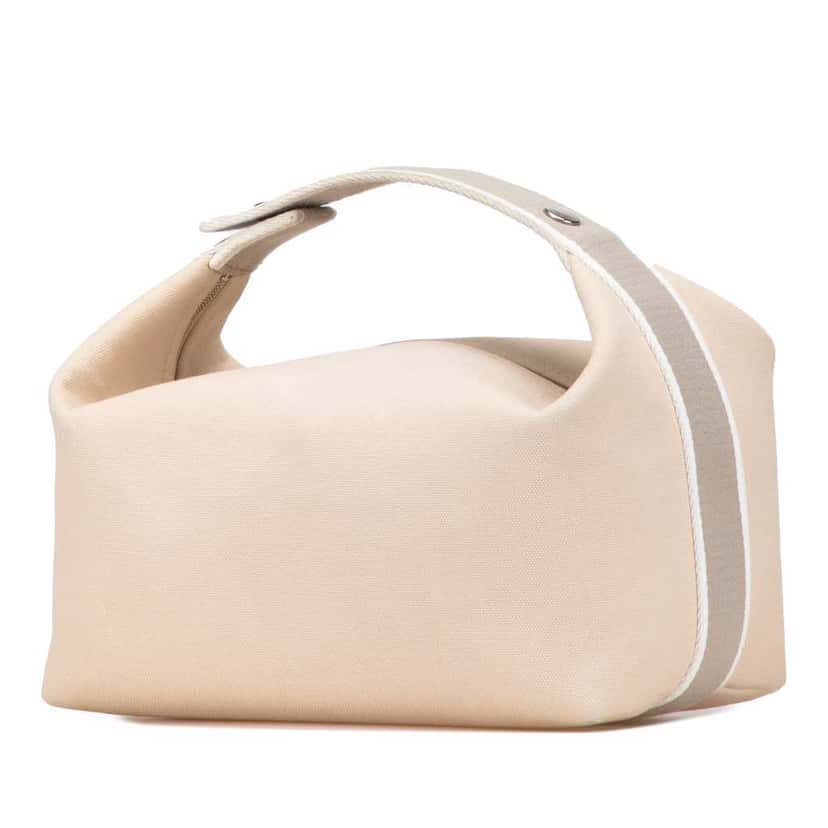 Hermès Large Toile Bride A Brac Brown Canvas Good condition - Back View