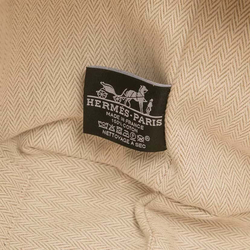 Hermès Large Toile Bride A Brac Brown Canvas Good condition - Box View