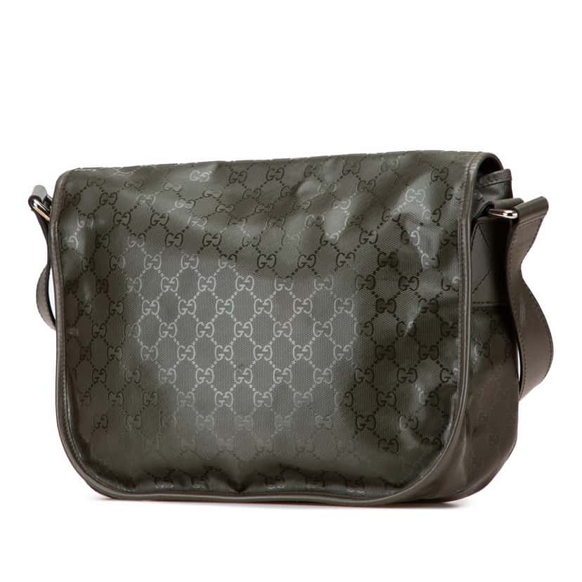 Gucci GG Imprime Crossbody Brown Canvas Good condition - Back View