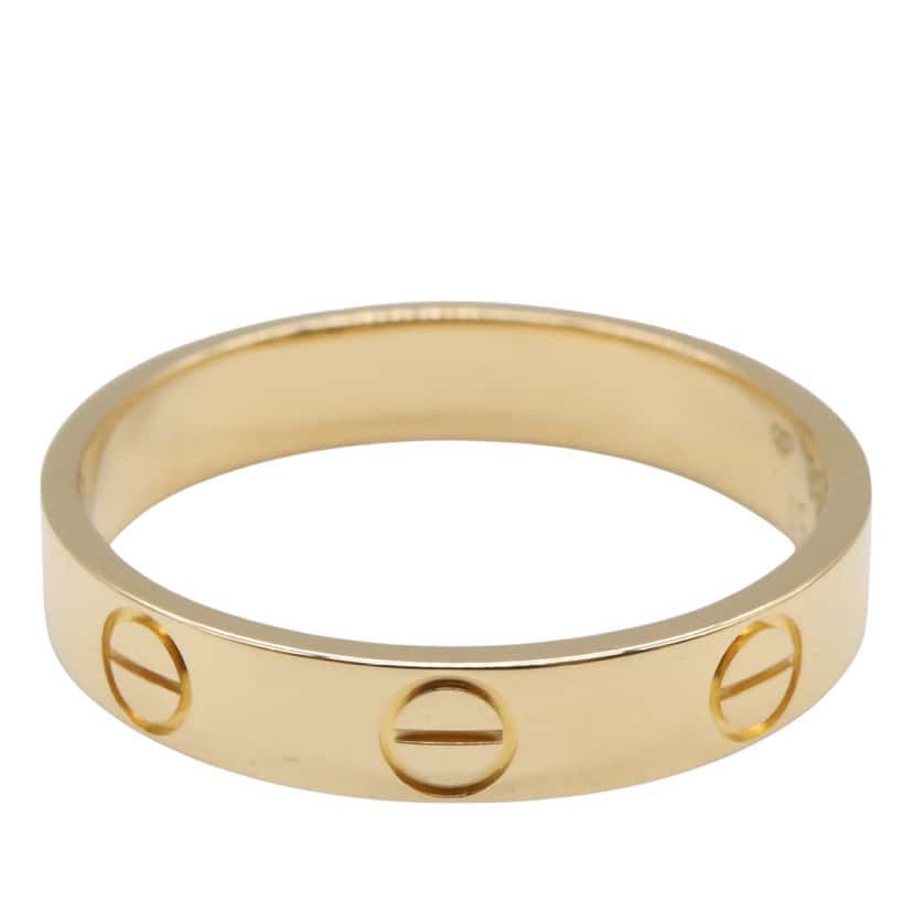 Cartier 18K Yellow Gold Small Love Ring Gold Gold Good condition - Back View