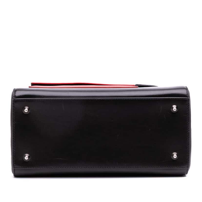 Dior Medium Calfskin Pockets Lady Dior Black Leather Good condition - Inside View