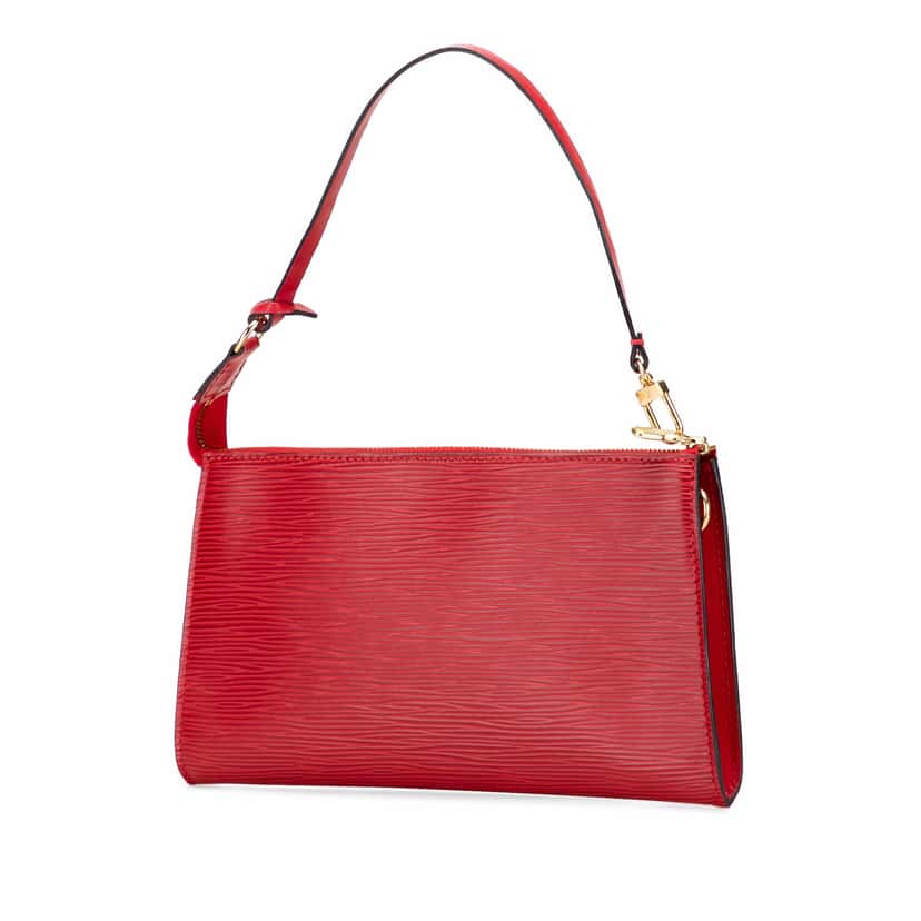 Louis Vuitton Epi Pochette Accessoires Red Leather Good condition - Back View