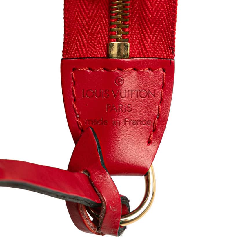 Louis Vuitton Epi Pochette Accessoires Red Leather Good condition - Box View