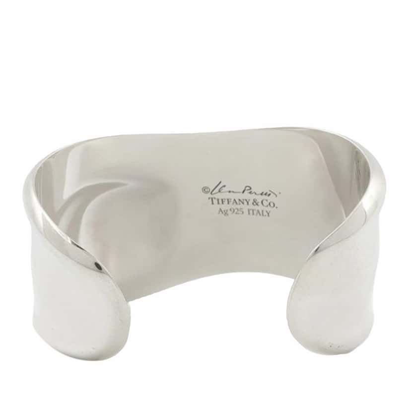 Tiffany & Co Elsa Peretti Sterling Silver Medium Size Small Bone Cuff Bracelet Silver Silver Good condition - Inside View