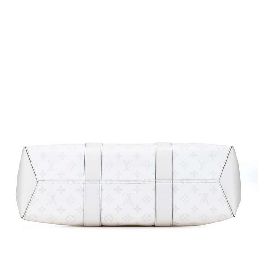 Louis Vuitton Monogram Taigarama Weekend Tote White Canvas Very good condition - Inside View