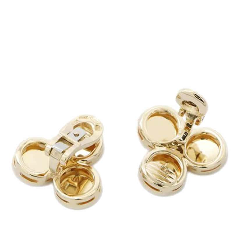 Bvlgari 18K Yellow Gold Onyx Bvlgari Clip On Earrings Gold Gold Good condition - Inside View
