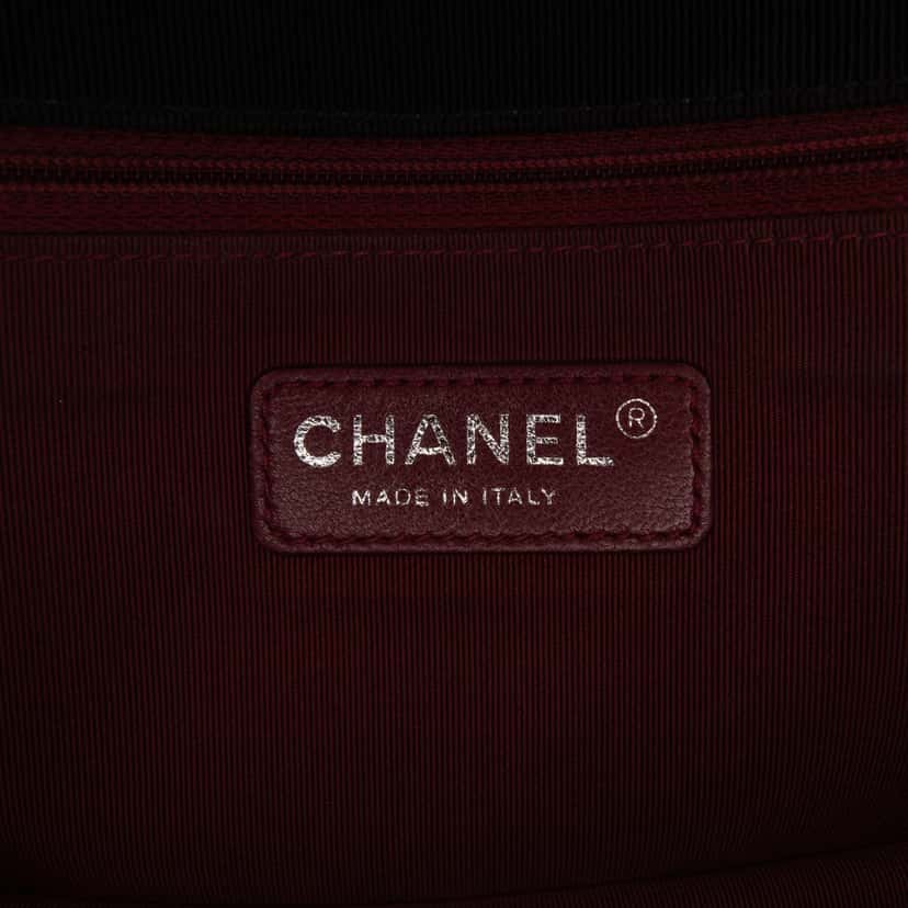 Chanel Medium Quilted Lambskin Ballerine Flap Black Leather Good condition - Box View