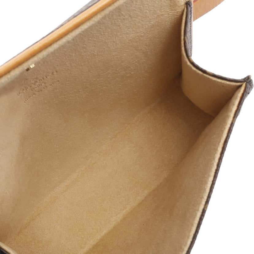 Louis Vuitton Monogram Pochette Florentine Brown Canvas Good condition - Inside View