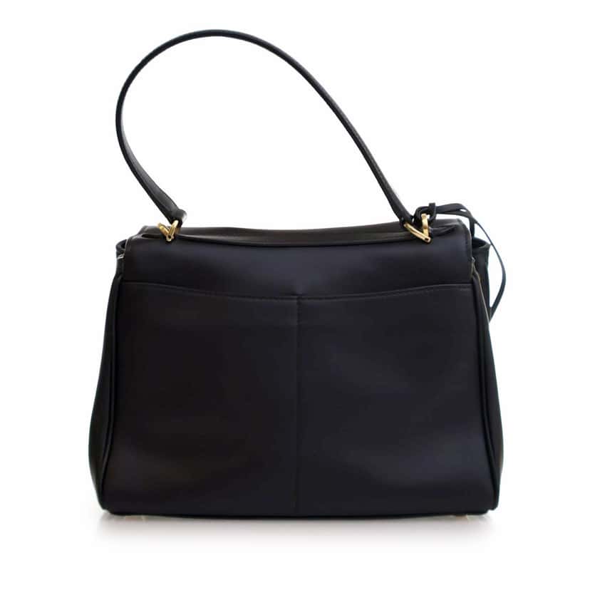 Balenciaga Small Leather Rodeo Satchel Black Leather Good condition - Model View
