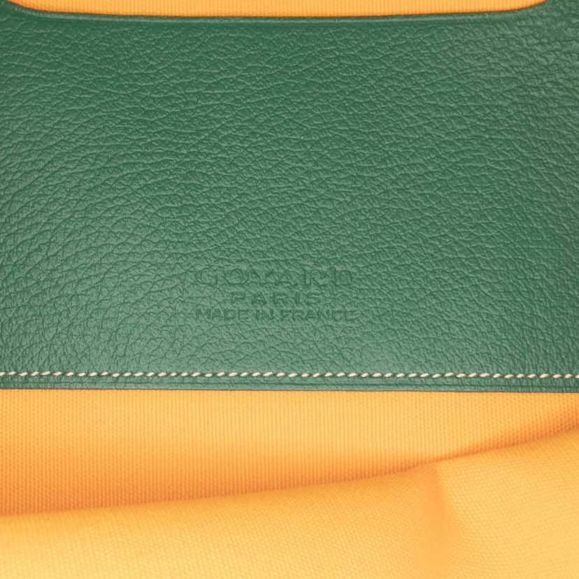 Goyard Goyardine Senat MM Green Canvas Good condition - Box View