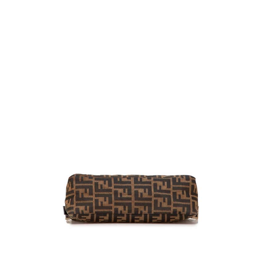 Fendi Zucca Canvas Shoulder Bag Brown Canvas Good condition - Inside View
