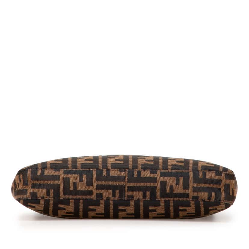 Fendi Zucca Canvas Shoulder Bag Brown Canvas Good condition - Inside View