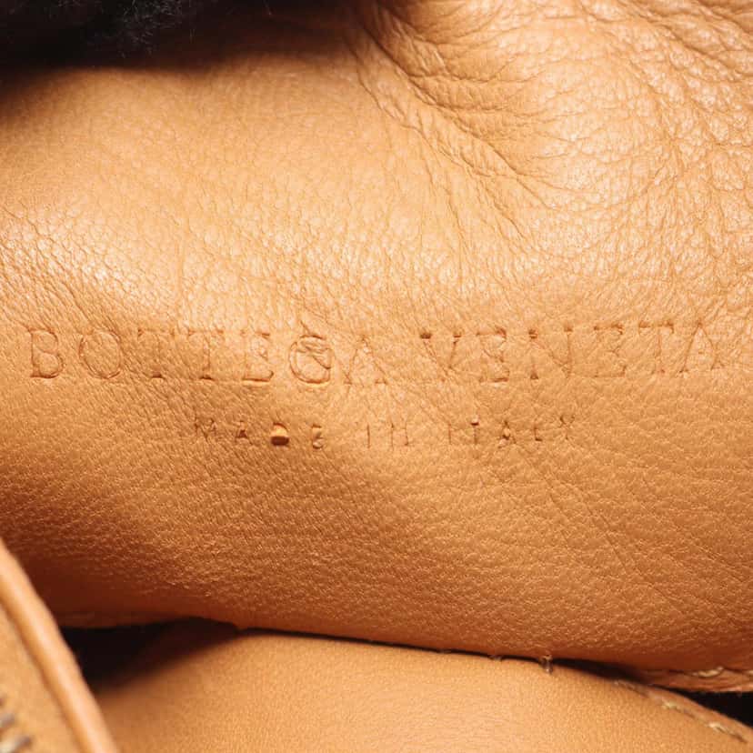Bottega Veneta Nappa Intrecciato Ball Hobo Brown Leather Good condition - Model View