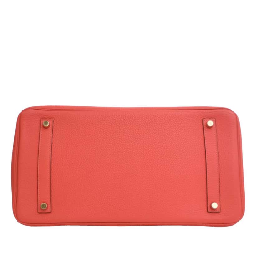 Hermès Togo Birkin Retourne 35 Pink Leather Good condition - Model View