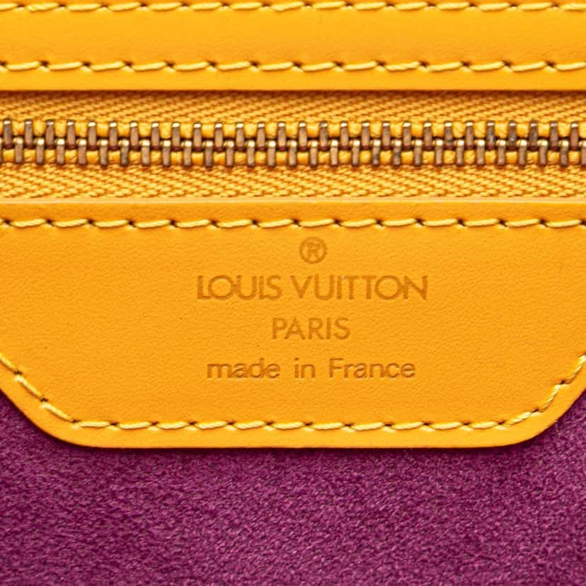 Louis Vuitton Epi Saint Jacques PM Long Strap Yellow Leather Good condition - Box View