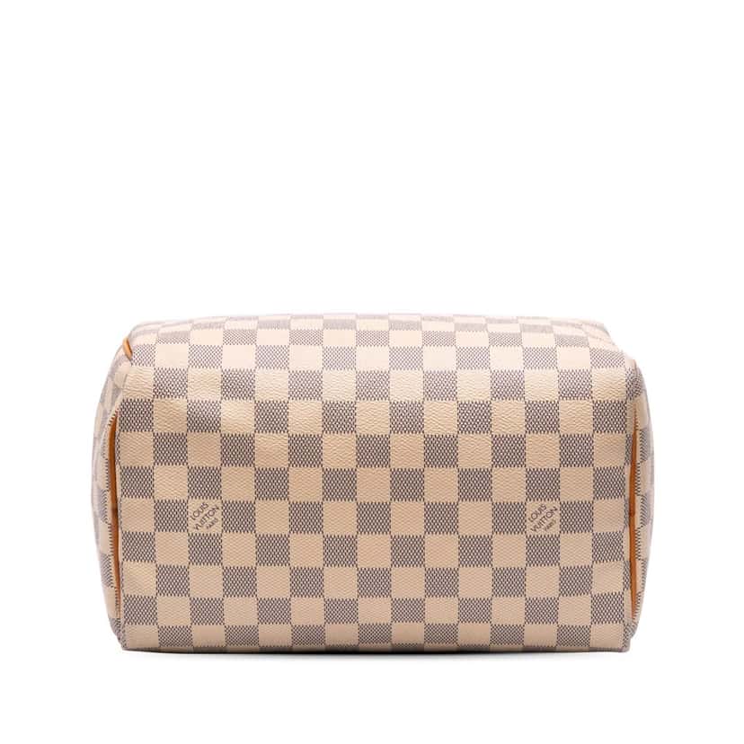 Louis Vuitton Damier Azur Speedy 25 White Canvas Good condition - Inside View