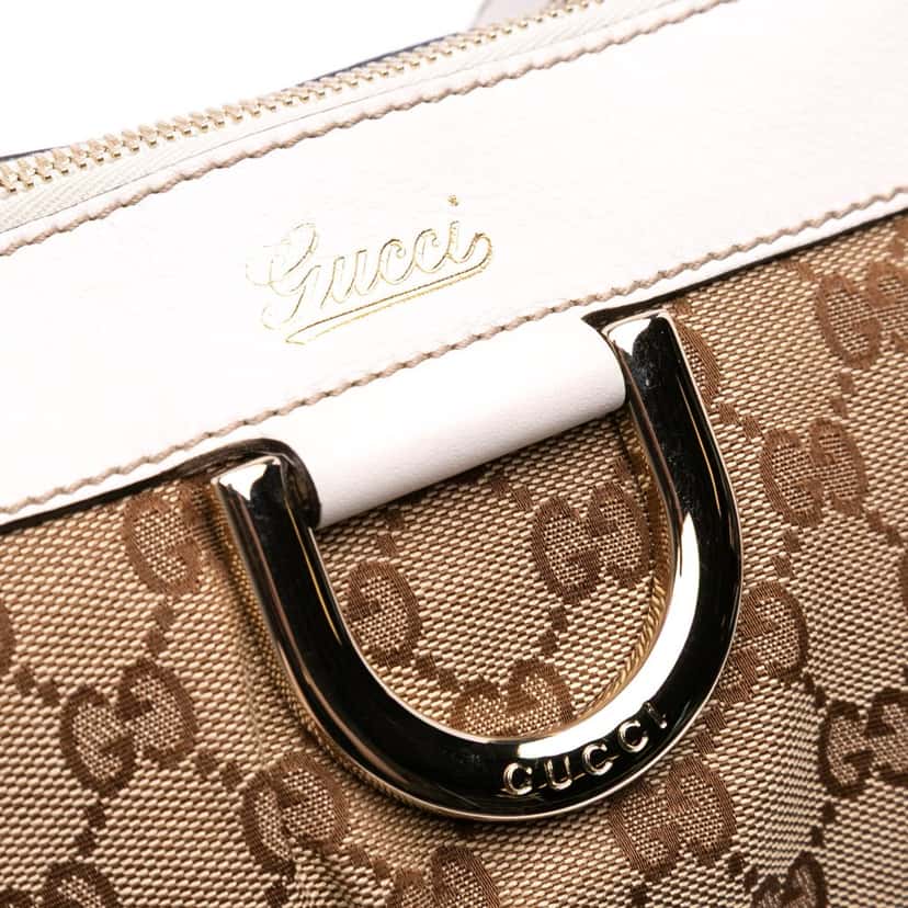 Gucci GG Canvas Abbey D Ring Crossbody Brown Canvas Good condition - Box View
