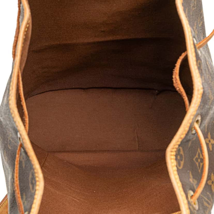 Louis Vuitton Monogram Montsouris GM Brown Canvas Good condition - Model View