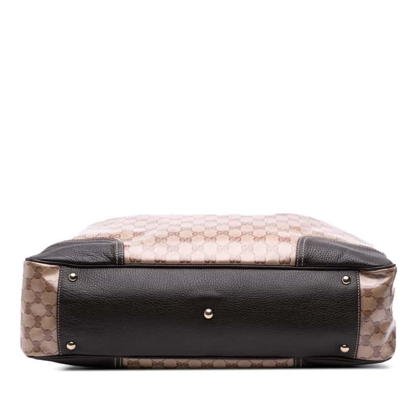 Gucci GG Crystal Princy Tote Brown Canvas Good condition - Inside View