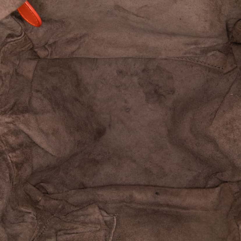 Bottega Veneta Nappa Intrecciato Cube Crossbody Orange Leather Good condition - Model View