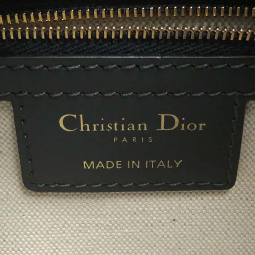 Dior Oblique Canvas Groove 20 Blue Canvas Good condition - Box View