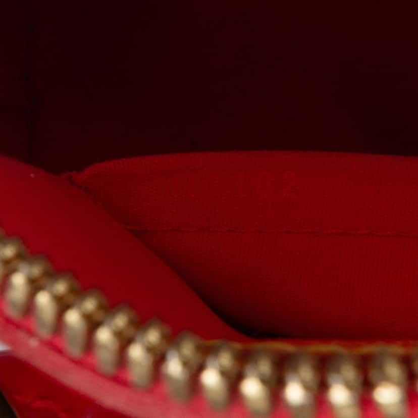 Louis Vuitton Monogram Vernis Alma BB Red Leather Good condition - Box View