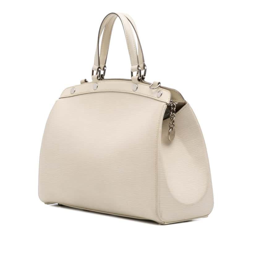 Louis Vuitton Epi Brea MM White Leather Good condition - Back View