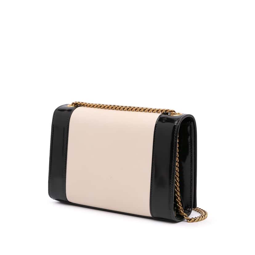 Saint Laurent Small Nappa Kate Shoulder Bag White Leather Good condition - Back View