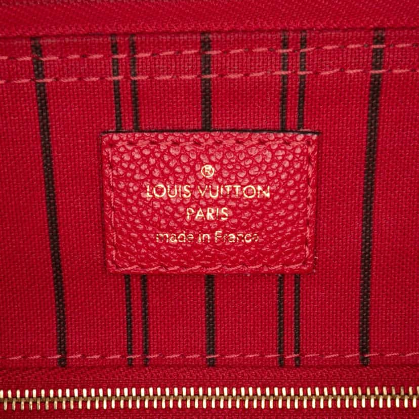 Louis Vuitton Monogram Empreinte Speedy Bandouliere 25 Red Leather Good condition - Box View