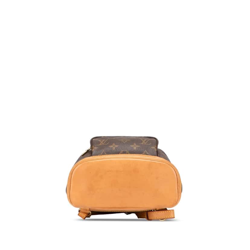 Louis Vuitton Monogram Mini Montsouris Brown Canvas Fair condition - Inside View