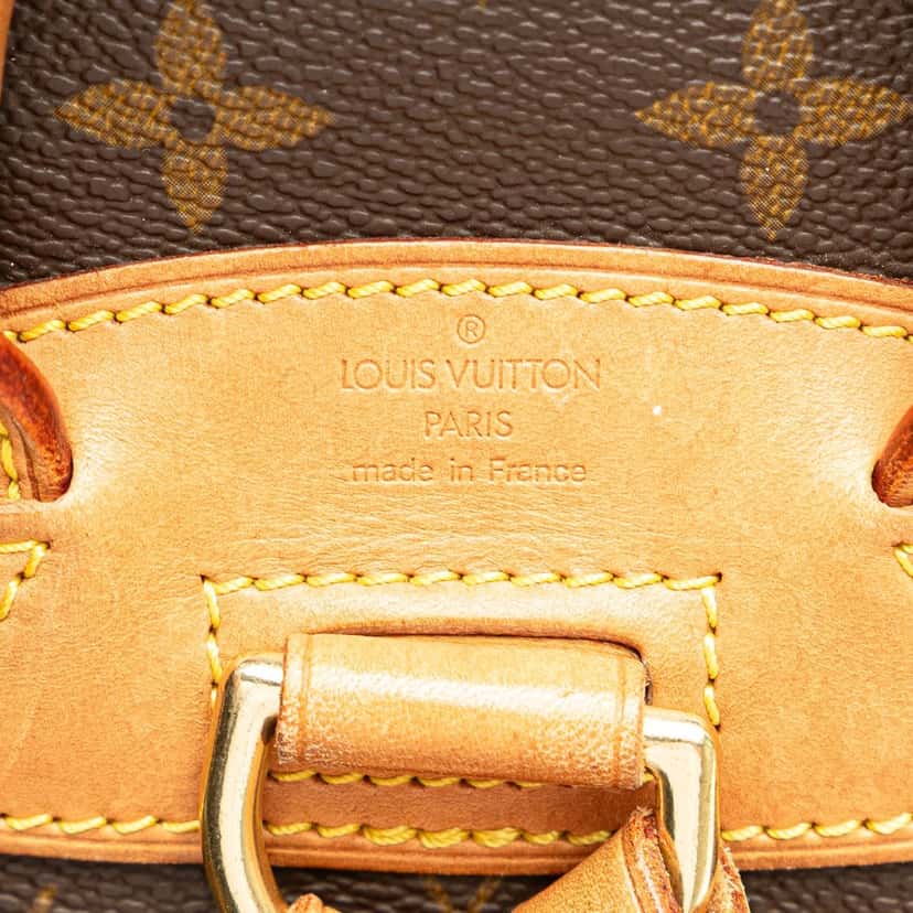 Louis Vuitton Monogram Mini Montsouris Brown Canvas Fair condition - Box View