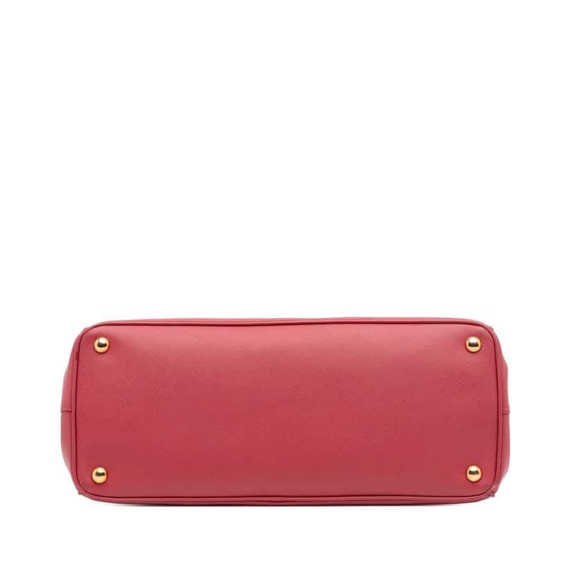 Prada Large Saffiano Lux Galleria Double Zip Tote Pink Leather Very good condition - Inside View