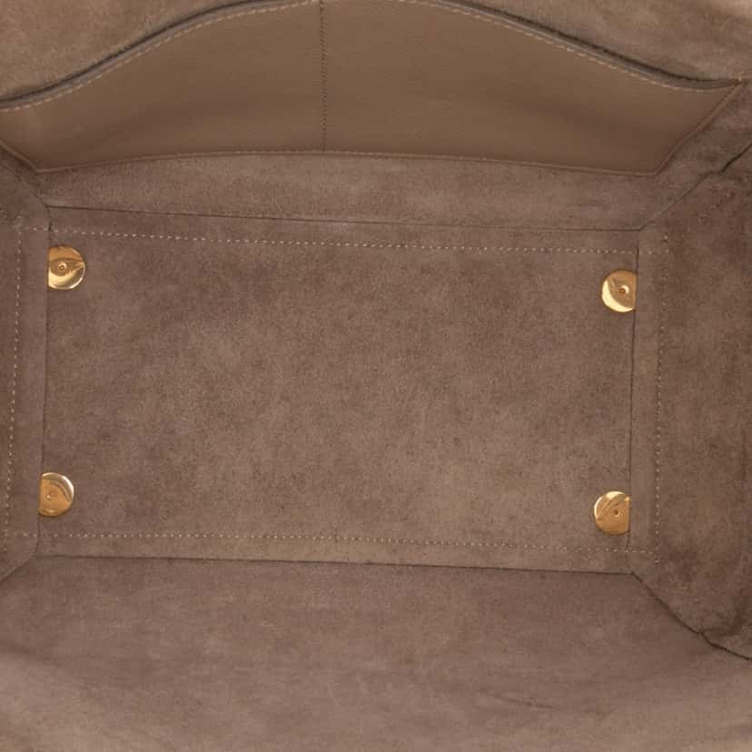 Celine Mini Grained Calfskin Belt Bag Brown Leather Good condition - Model View