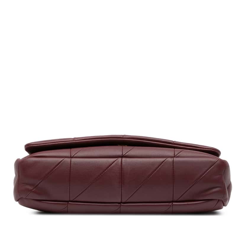 Saint Laurent Medium Lambskin Jamie Patchwork Shoulder Bag Red Leather Good condition - Inside View