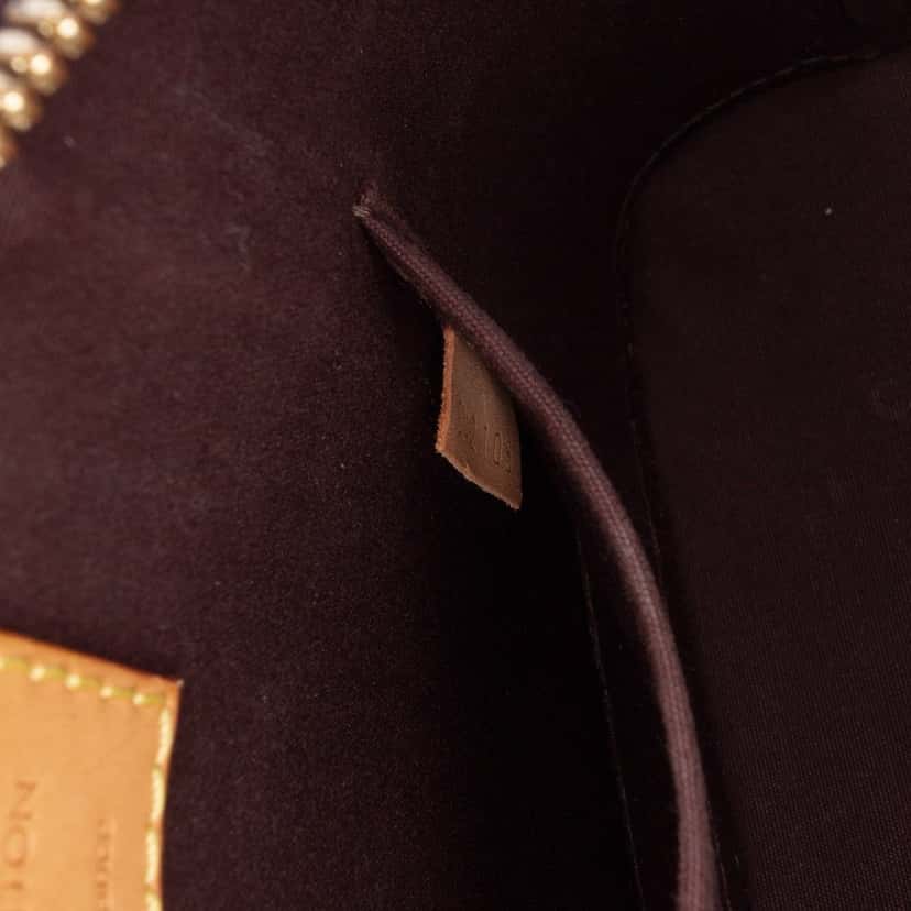 Louis Vuitton Monogram Vernis Alma BB Purple Leather Good condition - Box View