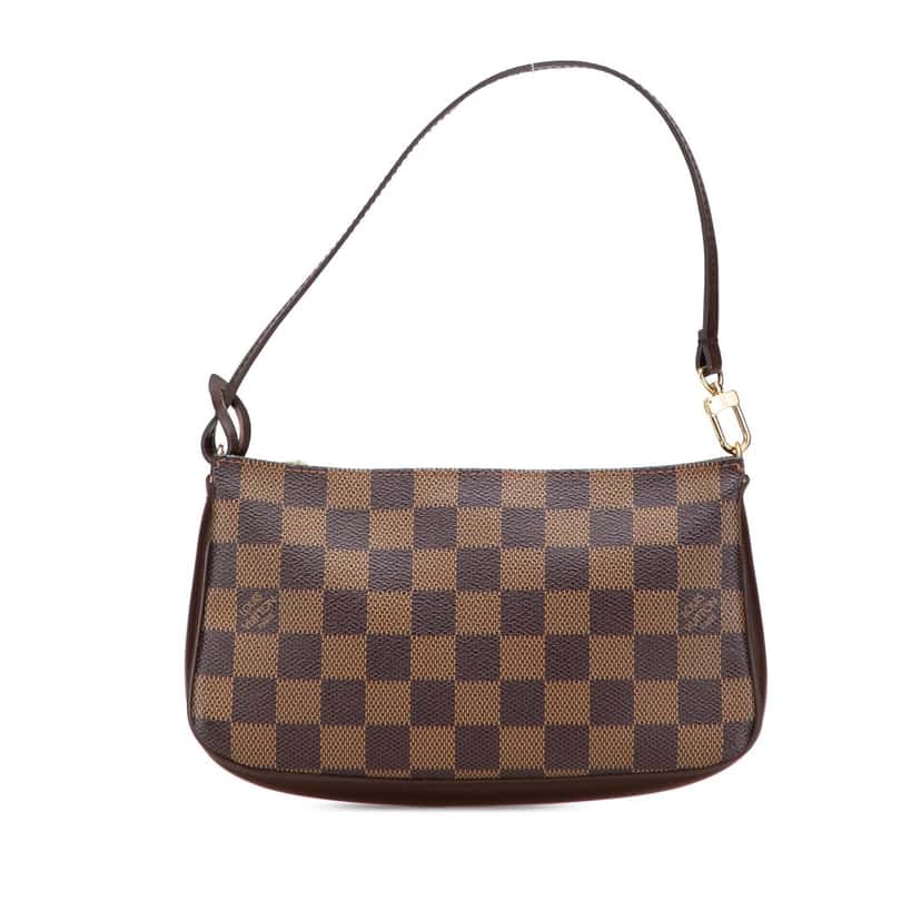 Louis Vuitton Damier Ebene Navona Brown Canvas Fair condition - Front View