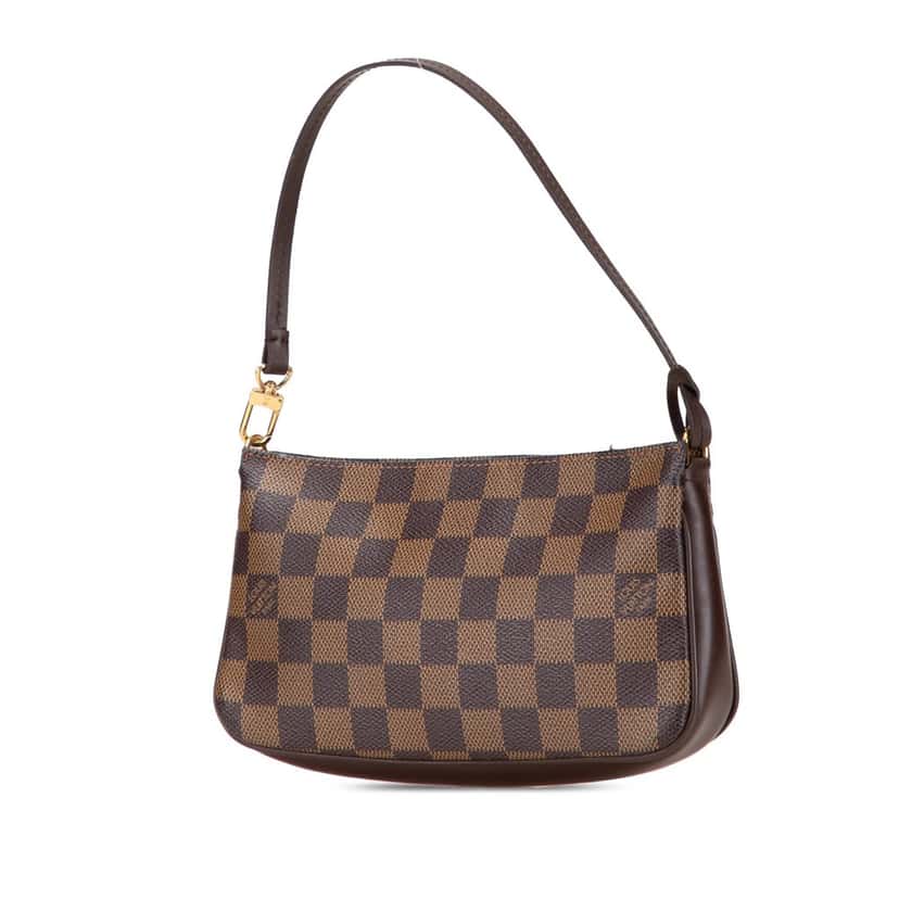 Louis Vuitton Damier Ebene Navona Brown Canvas Fair condition - Back View