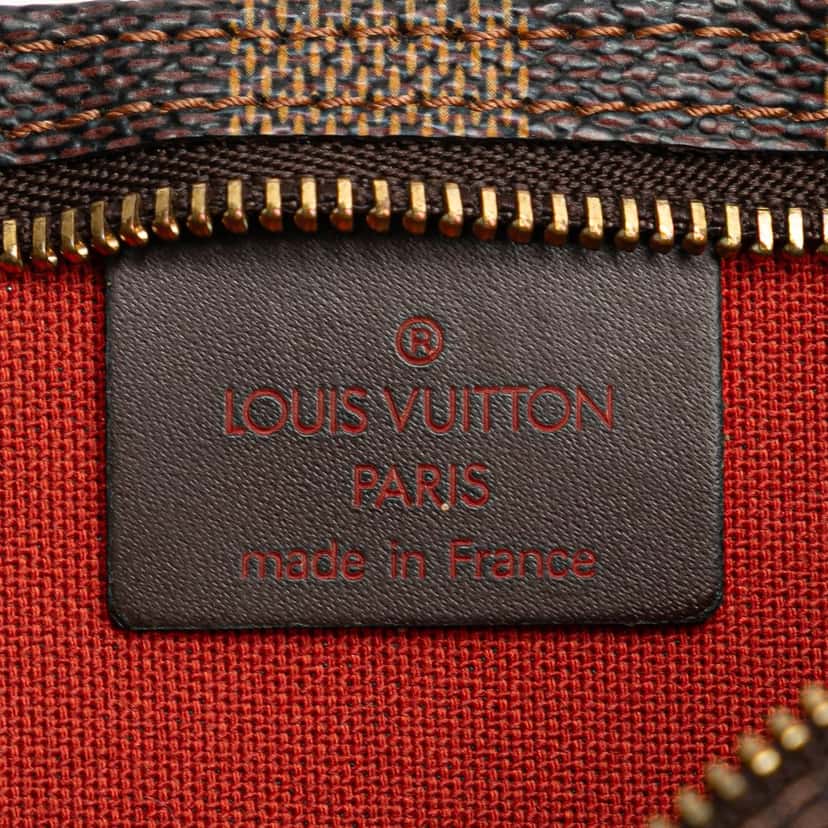 Louis Vuitton Damier Ebene Navona Brown Canvas Fair condition - Box View