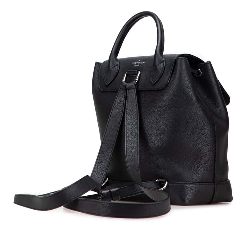 Louis Vuitton Taurillon Lockme Backpack Black Leather Good condition - Back View