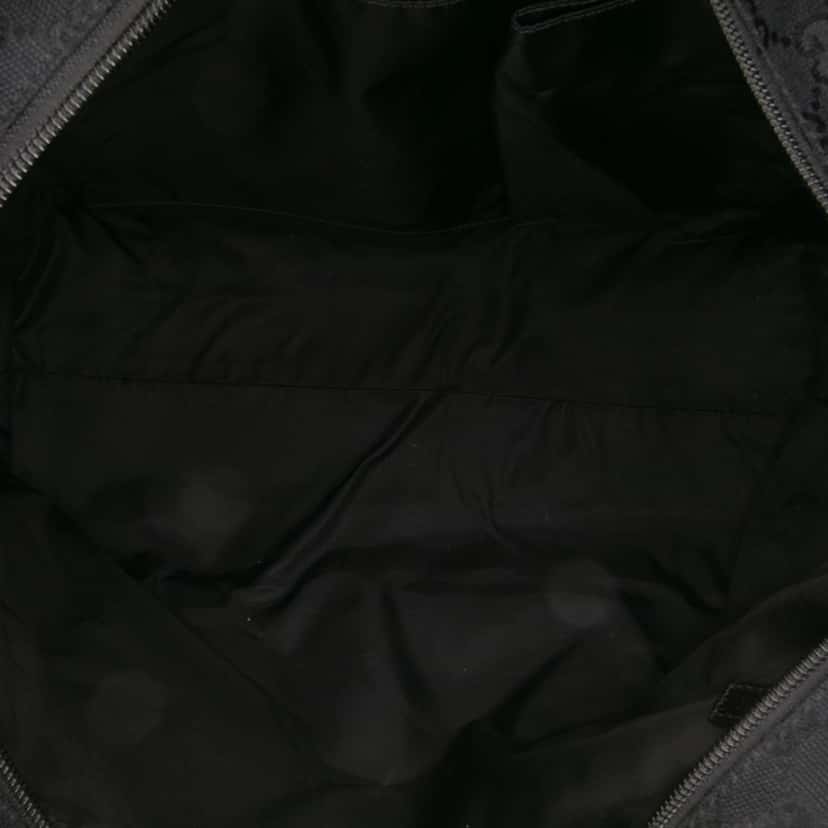Gucci GG Canvas Web Tote Black Canvas Good condition - Model View