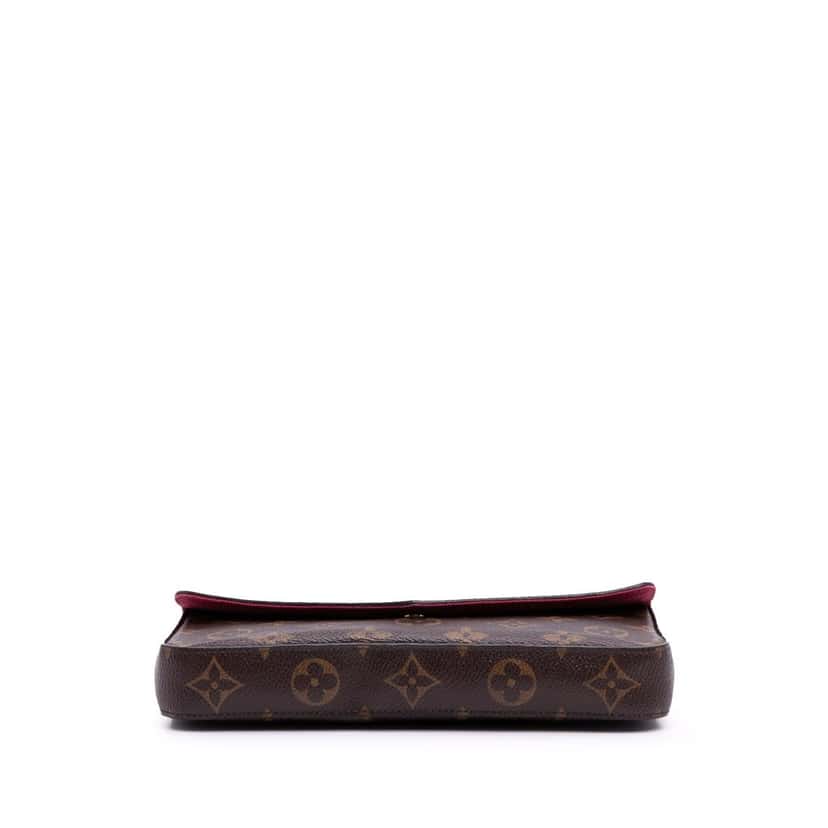 Louis Vuitton Monogram Pochette Felicie Brown Canvas Good condition - Inside View