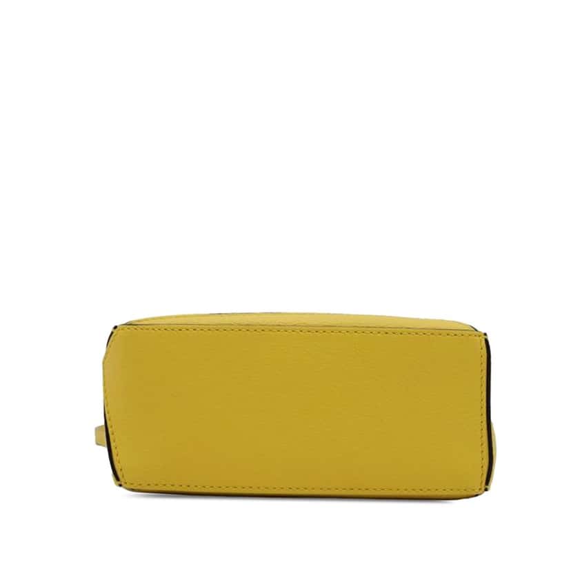 Loewe Studio Ghibli My Neighbor Totoro Mini Calfskin Puzzle Satchel Yellow Leather Good condition - Inside View