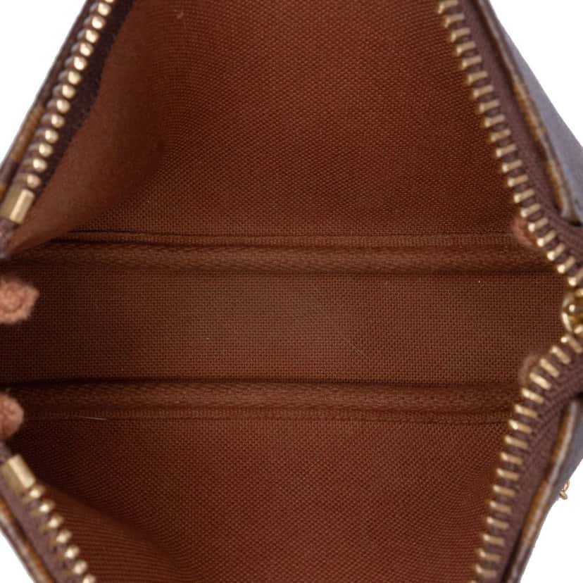 Louis Vuitton Monogram Mini Pochette Accessoires Brown Canvas Good condition - Model View