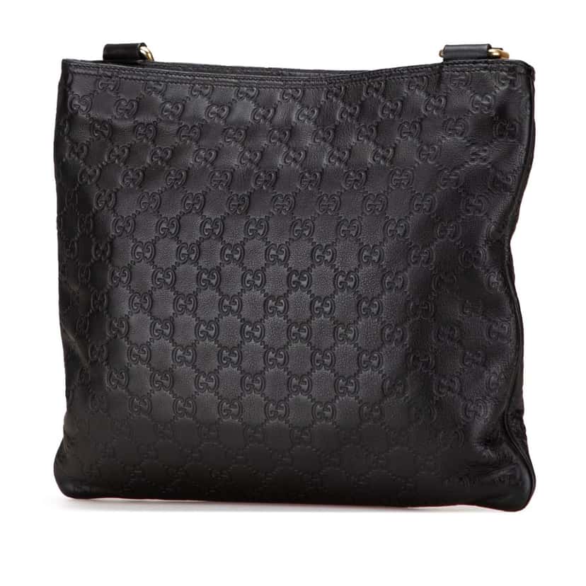 Gucci Guccissima Crossbody Brown Leather Good condition - Back View